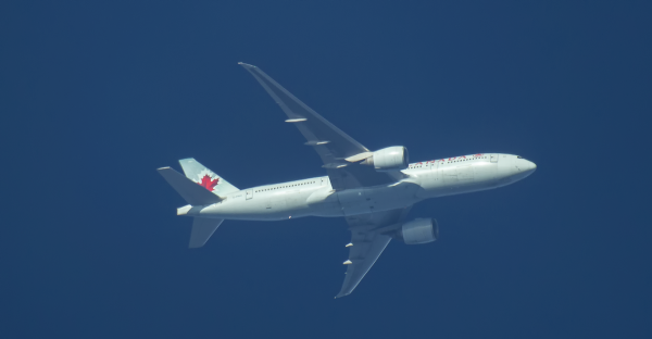 AIR CANADA BOEING 777 C-FIUA ROUTING YYZ--FRA AS AC876  37,000FT.