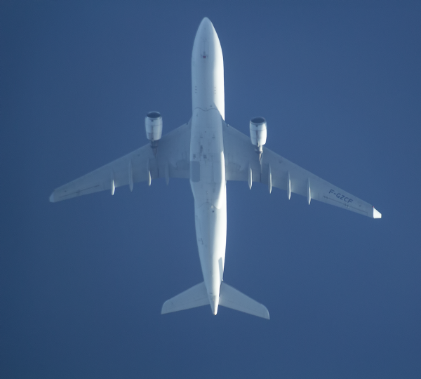 AIR FRANCE AIRBUS A330  F-GZCF ROUTING PARIS CDG--IAH HOUSTON AS AF636  35,000FT.